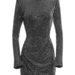 NoirLuxe Silver Dress